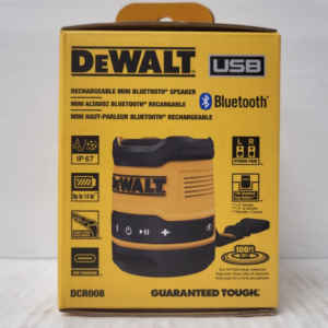Dewalt DCR008 Mini Wireless Speaker