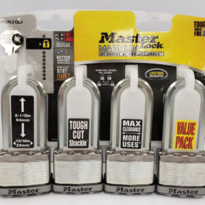 Master Lock M5BLCQLT Set Of 4 Padlocks