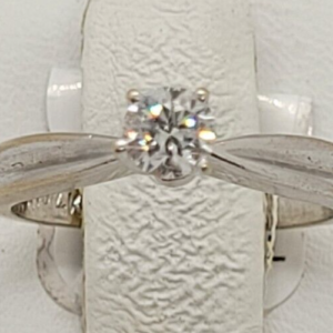 Ladies 14K White Gold Ring
