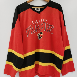 NHL Calgary Flames Jersey #17 Bourque – Size Large