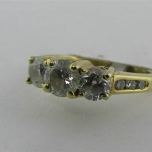 Ladies 14K Gold Diamond Ring