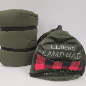 L.L. Bean Flannel Lined Camp Sleeping Bag