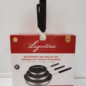 Lagostina 0032406073104 Ristorante 3 Piece Skillet Set