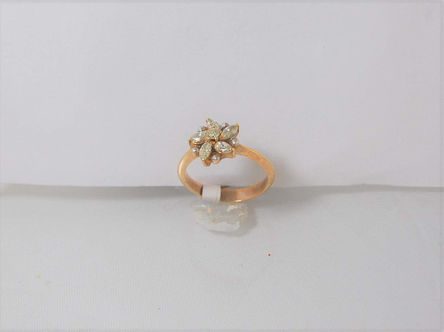 Ladies 14k Gold Multistone Diamond Ring Ladies 14k Gold Multistone Diamond Ring