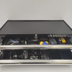 Husky 27″ 2 Drawer Metal Portable Tool Box