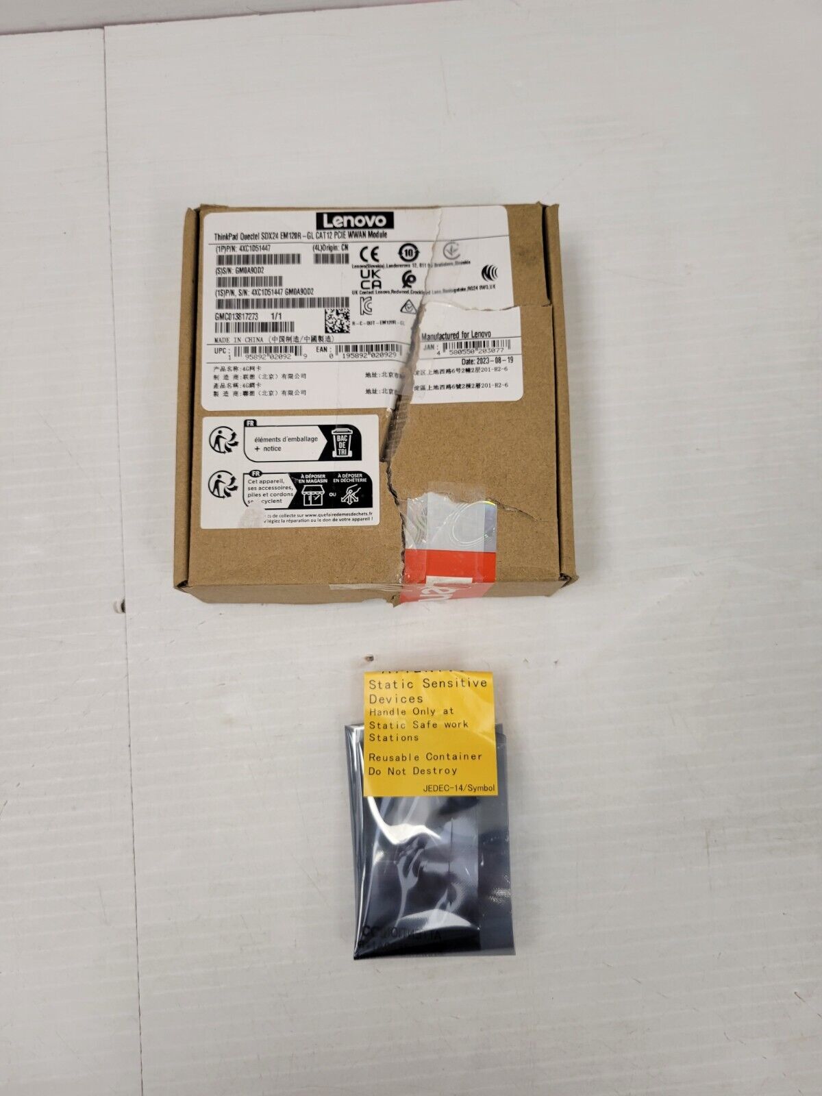 Lenovo Quectel SDX24 Wireless Communication Module Lenovo Quectel SDX24 Wireless Communication Module