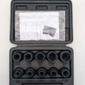 Socket Nut Extractor Pro Point 10 pc 1/2 In