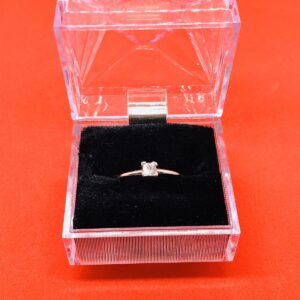 Princess Solitaire Gold Ring