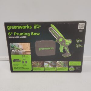 Greenworks Powerall 24V 6″ Pruning Saw