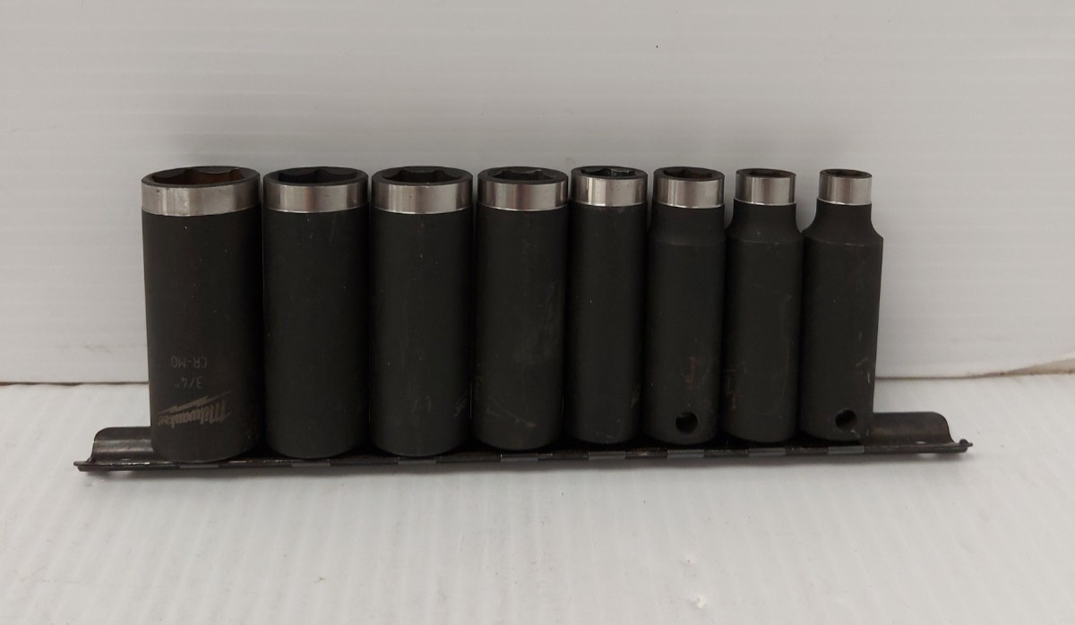 Milwaukee 2962P-20 8pc Deep Socket Set Milwaukee 2962P-20 8pc Deep Socket Set