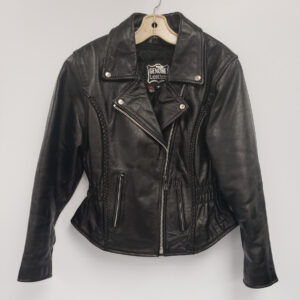 Genuine Leather Leather Jacket – Size Medium