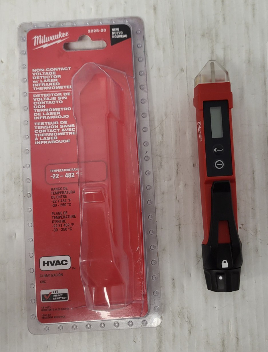 Milwaukee 2225-20 Voltage Detector & Thermometer Milwaukee 2225-20 Voltage Detector & Thermometer