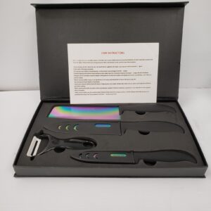 Hunter 4 Piece Knife Set With Stand