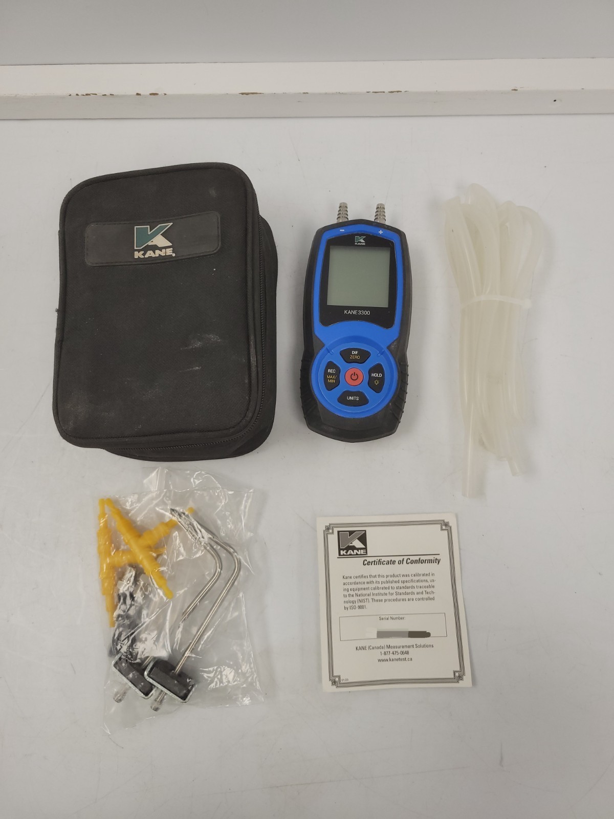 Kane 3300 Differential Manometer Kit Kane 3300 Differential Manometer Kit