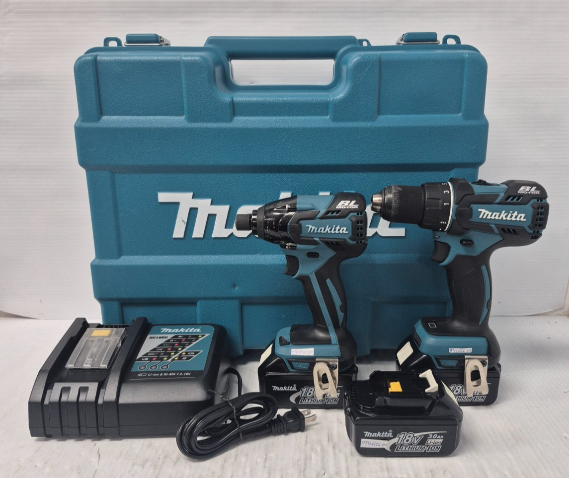 Makita DDF480/DTD129 Drill/Impact Combo Kit Makita DDF480/DTD129 Drill/Impact Combo Kit
