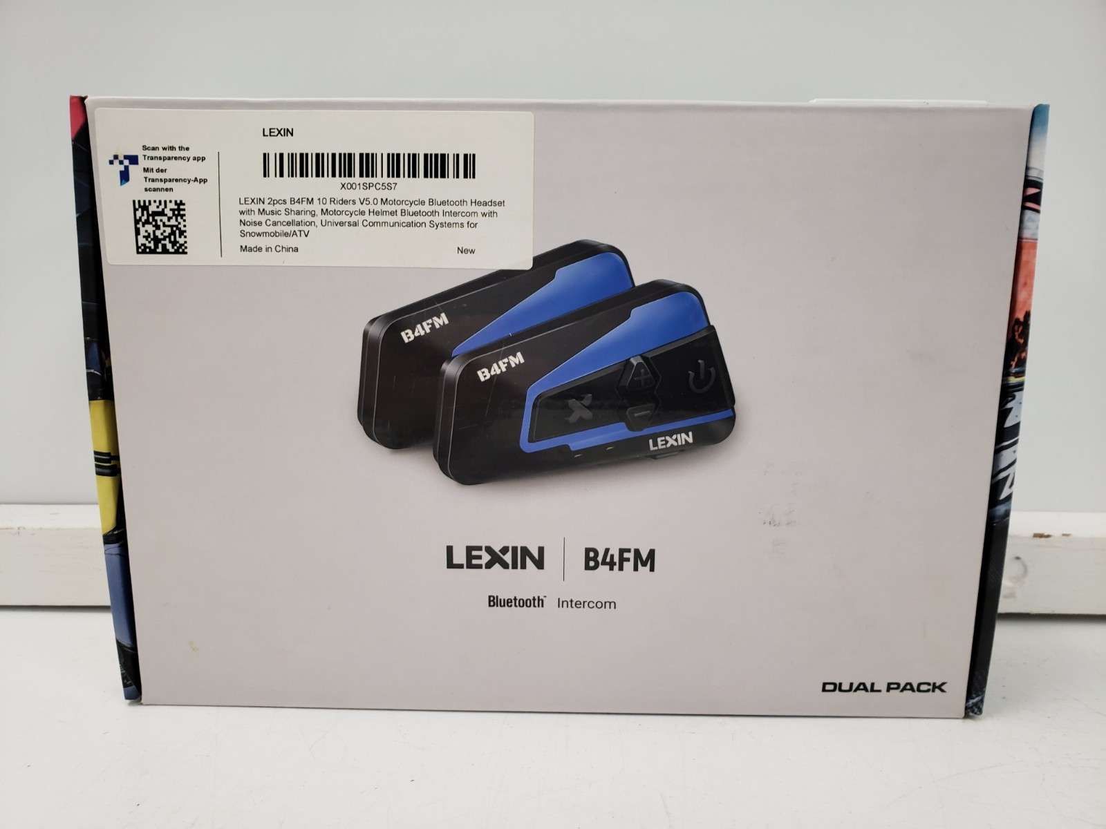Lexin B4FM Wireless Motorcycle Headset – Dual Pack Lexin B4FM Wireless Motorcycle Headset – Dual Pack