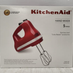 KitchenAid KHM512ER Hand Mixer – Empire Red