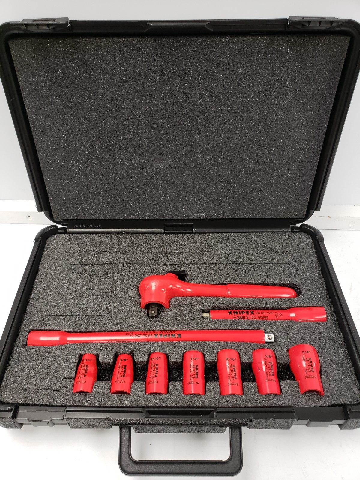 Knipex 1000V Insulated Socket Set -10 Piece Knipex 1000V Insulated Socket Set -10 Piece