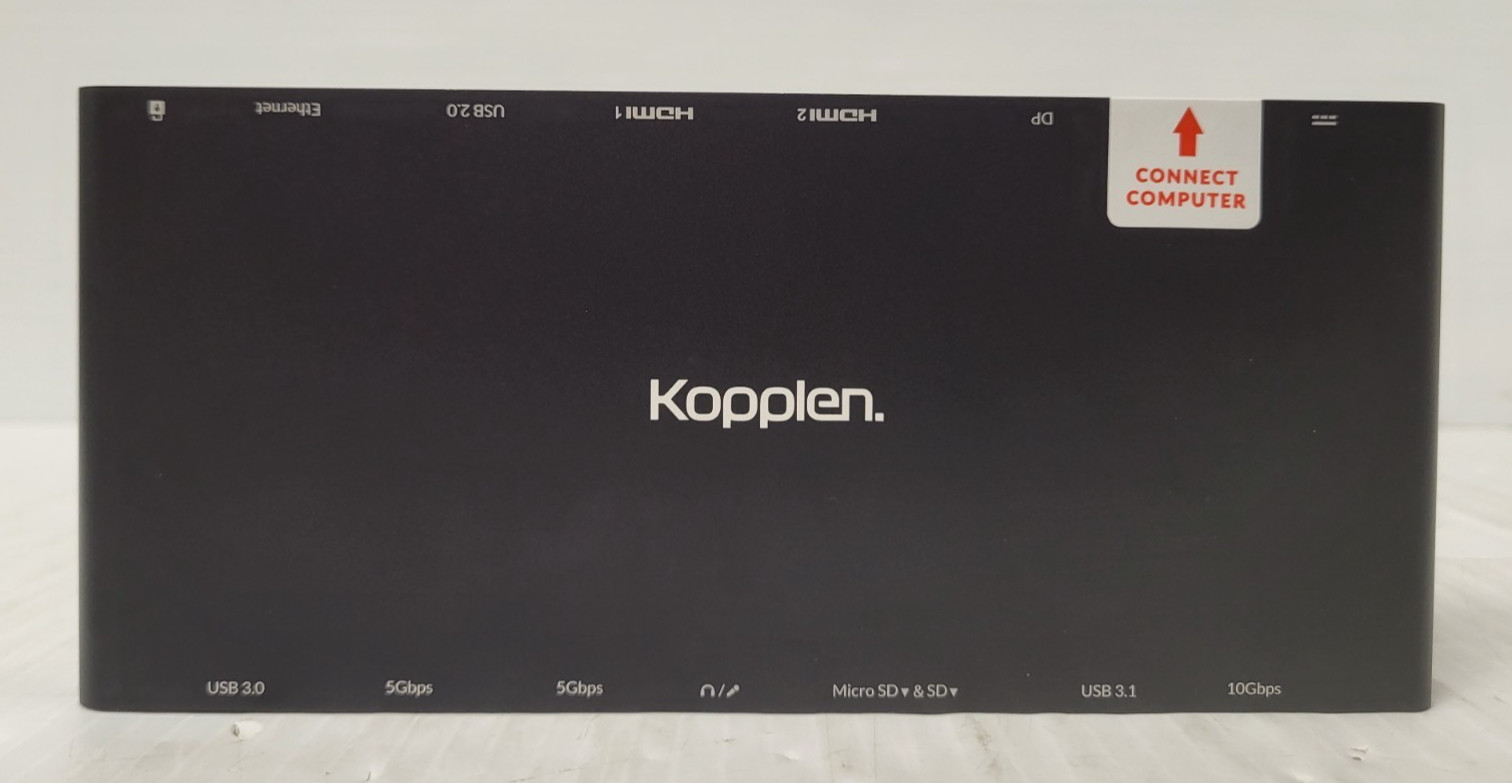 Kopplen DCK-STN20SGR 14-in-1 USB-C Docking Station Kopplen DCK-STN20SGR 14-in-1 USB-C Docking Station