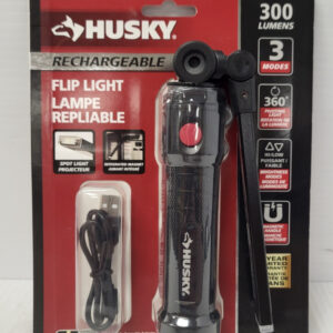 Husky 1001 814 120 Rechargeable Flip Light