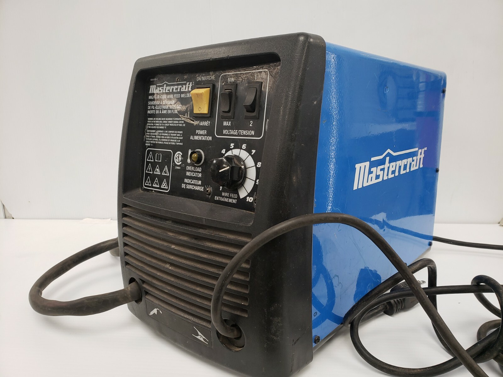 Mastercraft 058 8195 2 Flux Core Wire Feed Welder Mastercraft 058 8195 2 Flux Core Wire Feed Welder