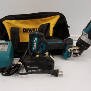 Makita DTD153 and DHP558 Impact Driver and Drill